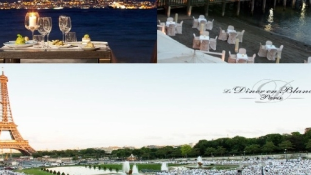 Cena in bianco: Napoli come Parigi.