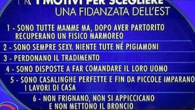 Rai Uno, La Vita in diretta di Paola Perego: 'Perch&eacute; scegliere una fidanzata dell'est'