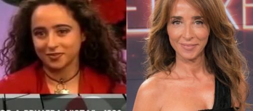 Mar&iacute;a Pati&ntilde;o en su primera aparici&oacute;n televisiva.