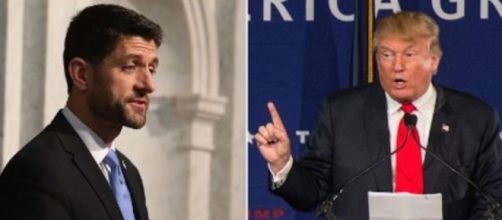 Paul Ryan and Donald Trump. Image by the DailyBail.com