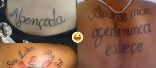 Por falta de aten&ccedil;&atilde;o do tatuador, algumas tatuagens saem com erros imperdo&aacute;veis
