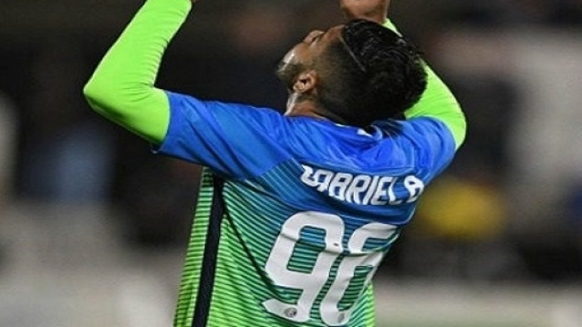 Gabigol in campo contro la Sampdoria