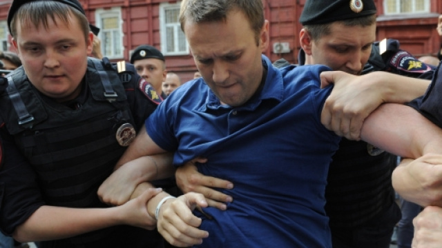 L'arresto di Alexej Navalny, dissidente russo.