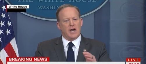 Sean Spicer at White House, via YouTube