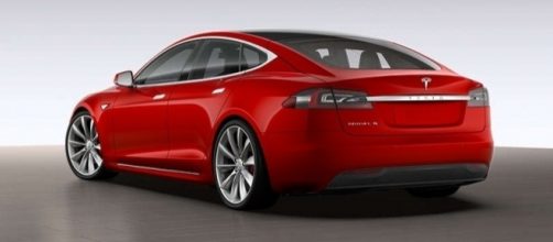 The Model 3, due to hit roads this year, by Tesla, Inc. (Nasdaq: TSLA) / MikeWard1701, Flickr Public Domain