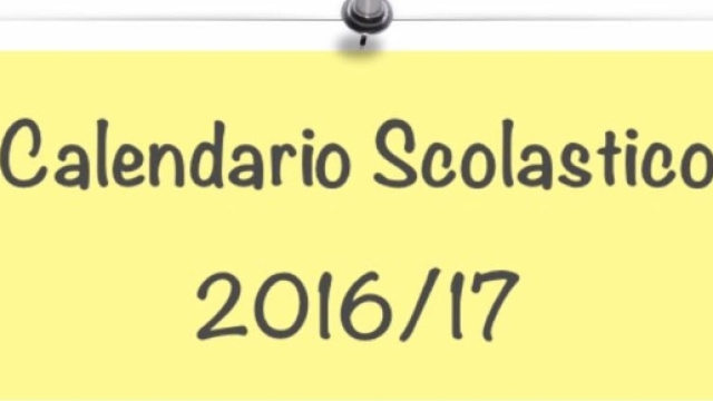 Scuola, ecco i giorni di chiusura fino al termine dell'anno scolastico.