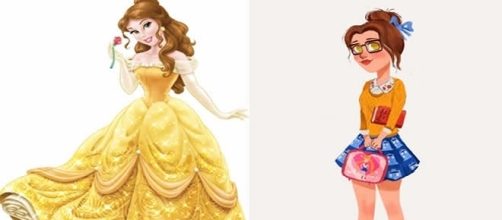 Bela &eacute; uma das princesas da Disney que aparecem com visual dos dias atuais