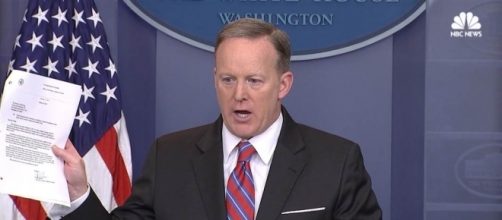 Spicer: '100% False' That WH Blocked Yates Testimony / Photo by nbcnews.com via Blasting News library
