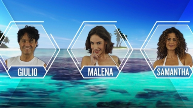 Giulio Base, Malena e Samantha De Grenet in nomination