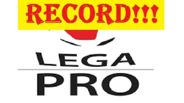 Un altro record nel campionato di Lega Pro.