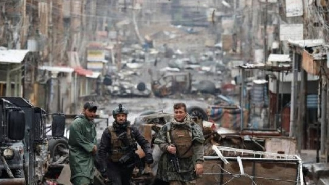 Uno squarcio della distruzione di Mosul