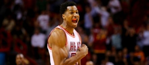 Hassan Whiteside's buzzer-beater helped Miami edge Detroit on Tuesday night. [Image via Blasting News image library/inquisitr.com]