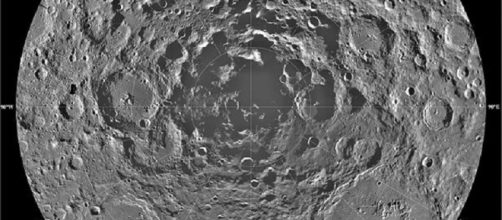 Lunar south pole courtesy of NASA