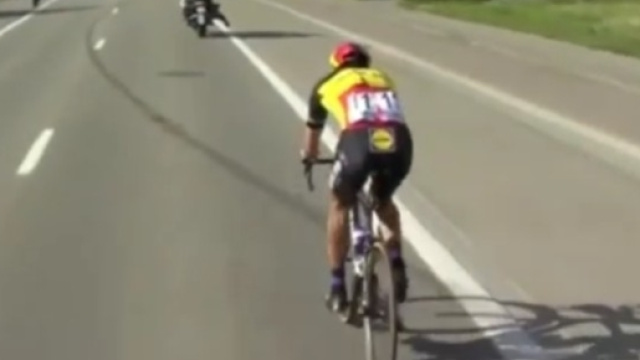 Gilbert all'attacco alla Tre Giorni di La Panne