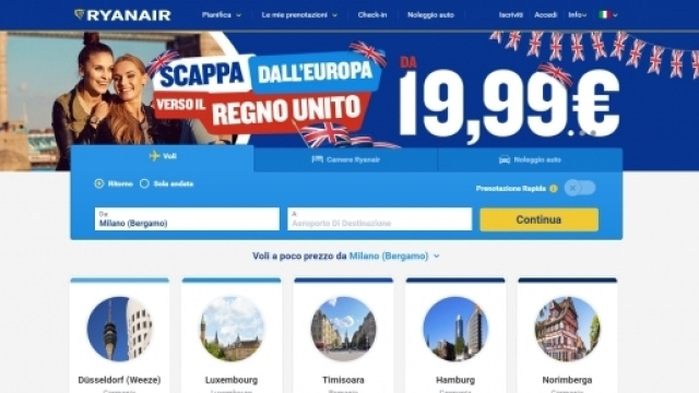 Le reazioni dei vettori aerei all'avvio della Brexit. L'offerta Ryanair