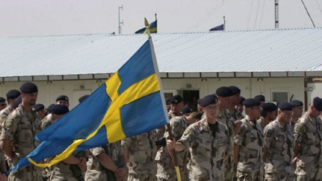 Dei soldati dell'esercito svedese