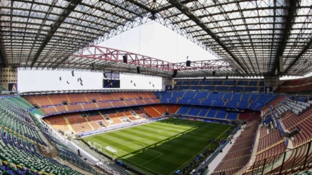 Interno del Giuseppe Meazza di Milano