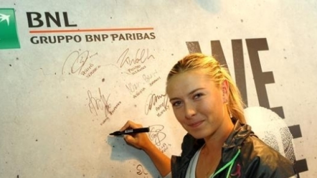 Maria Sharapova disputer&agrave; gli Internazionali BNL d'Italia 2017