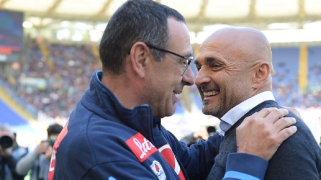 Sarri e Spalletti, toscani contro nella sfida dell'Olimpico