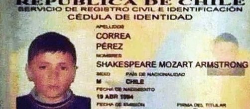 Alguns pais colocam nomes bizarros nos filhos.