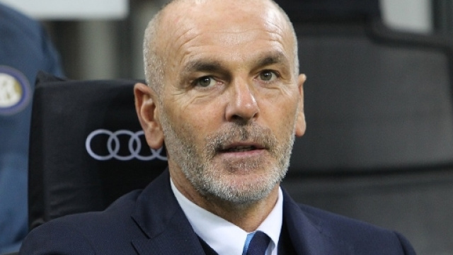 Stefano Pioli sulla panchina dell'Inter