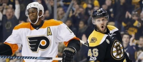 Marchand has 2 goals, 3 assists and Bruins pound Flyers 6-3 | News OK - newsok.com