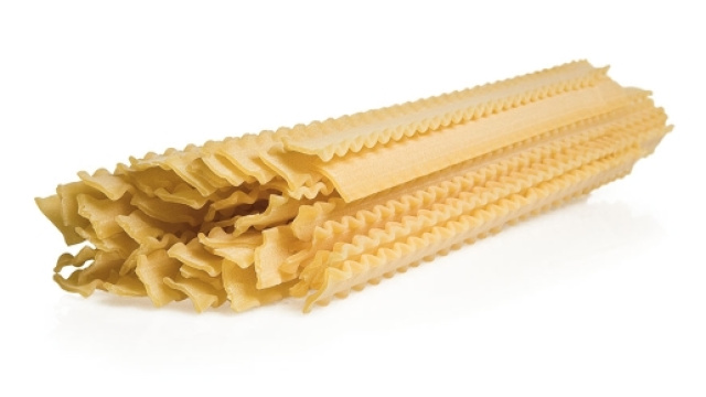 la caratteristica della pasta mafalda? i bordi arricciati che ne fanno un merletto