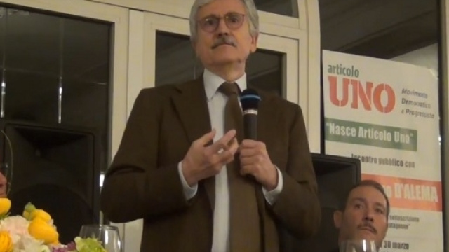 Massimo D'Alema presenta il Movimento Democratico e Progressista a Genzano di Roma