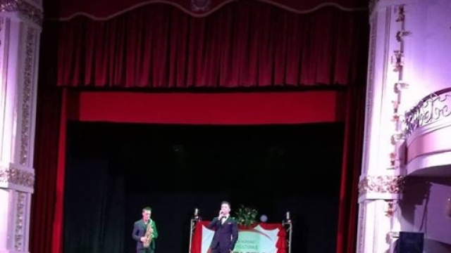 Sul palco Luca Zeffiro e Lucio Cartelli