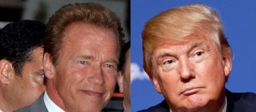 Schwarzenegger and Trump, Wikimedia Commons and Wikipedia, https://en.wikipedia.org/wiki/File:Donald_Trump_August_19,_2015_(cropped).jpg