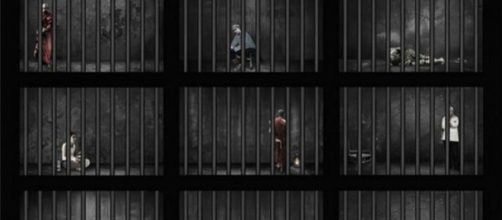 Drawing of political prisoners & prisoners of conscience (Human Rights Watch)