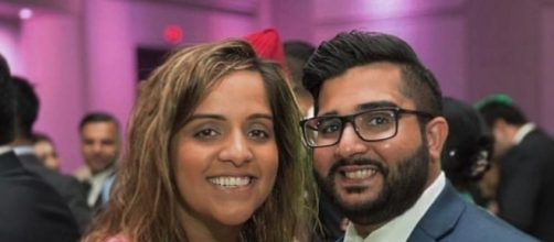 Kooner, pictured with her fianc&eacute;e, is a birthright Canadian citizen with a Canadian passport. [Photo via Manpreet Kooner/CBC News]