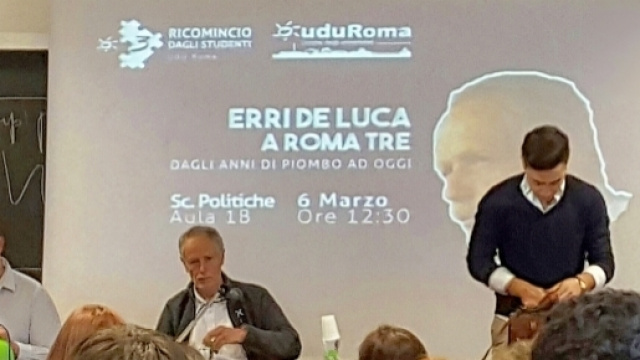 Erri De Luca incontra gli studenti a Roma Tre