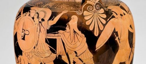 Greek vase, circa. 485&ndash;480 B.C., attributed to the Berlin Painter FAIAR USE humanities.princeton.edu