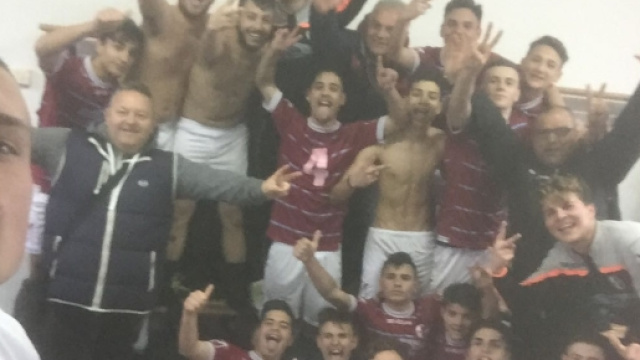 I ragazzi dell'Under 17 vittoriosi con la Virtus Diomede