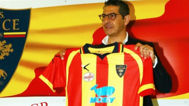 L'allenatore del Lecce, Padalino. Foto Salento Giallorosso.
