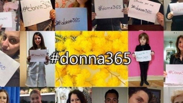 L'hashtag #donna365 al centro della campagna
