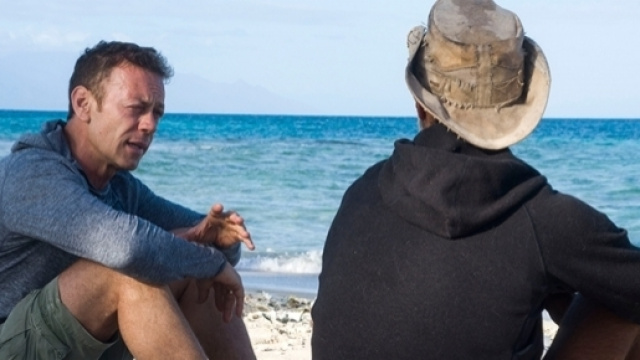 Rocco Siffredi e Raz Degan sull'Isola dei Famosi