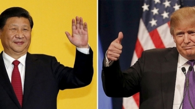 I presidenti Xi Jimping e Donald Trump