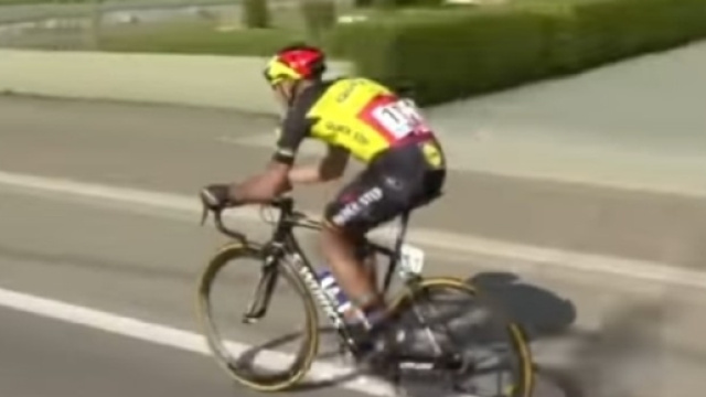 Philippe Gilbert in fuga a La Panne