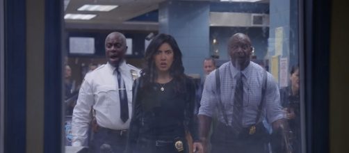 The 99th precinct will undergo an audit in the hands of Amy's ex, Teddy, on tomorrow's "Brooklyn Nine-Nine." (via FOX)