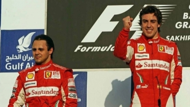 Fernando Alonso e Felipe Massa, doppietta Ferrari in Bahrain nel 2010