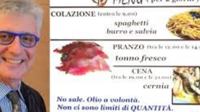 La dieta del farmacista Alberico Lemme