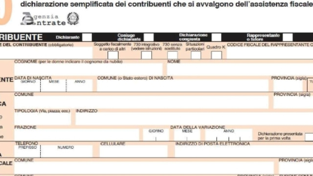 Modello 730, precompilato 2017 online su inps