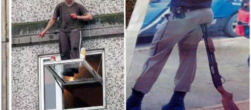 Dois rapazes que n&atilde;o zelaram muito pela seguran&ccedil;a.