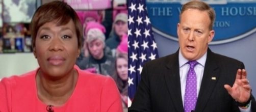 Joy Reid, Sean Spicer, via Twitter
