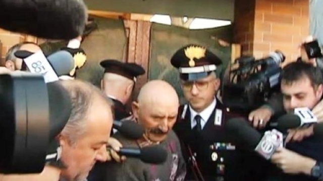 La foto dell'arresto di Michele Misseri