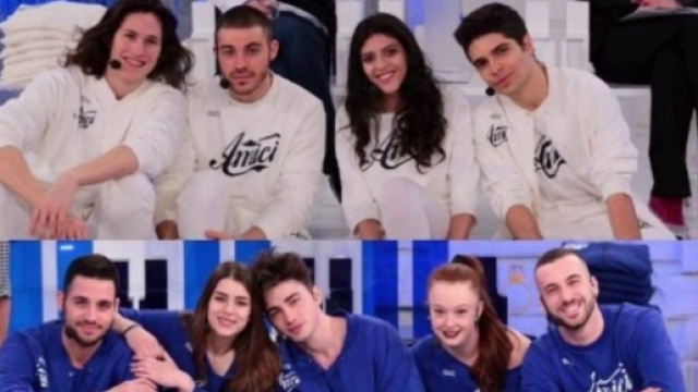 Ecco la squadra bianca e quella blu.