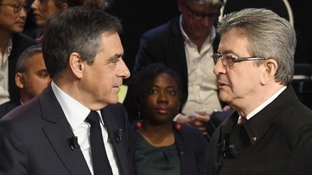 M&eacute;lenchon toujours devant Fillon