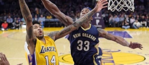 Metta scores 18 in possible farewell, Lakers top Pels 108-96 ... - seattlepi.com